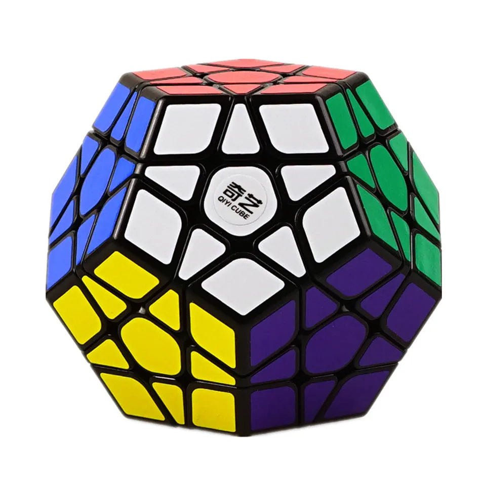 Megaminx Magic Cube 3x3 Stickerless Dodecahedron Speed Cubes Brain Teaser Twist Puzzle Toy