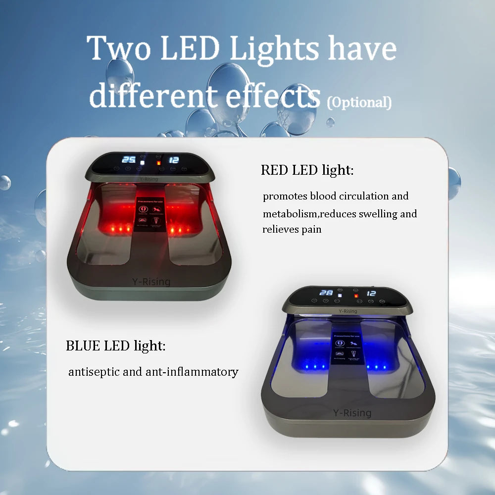 Plus P90 P100 PEMF Terahertz Therapy Foot Spa Remote Control Wireless PEMF Massager Health Care