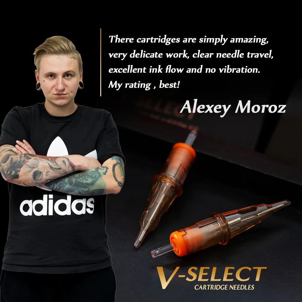 EZ Cartridge Tattoo Needles PMU SMP V Select  Micropigmentation Permanent Make-Up Eyelinver Lips Eyebrows Microblading
