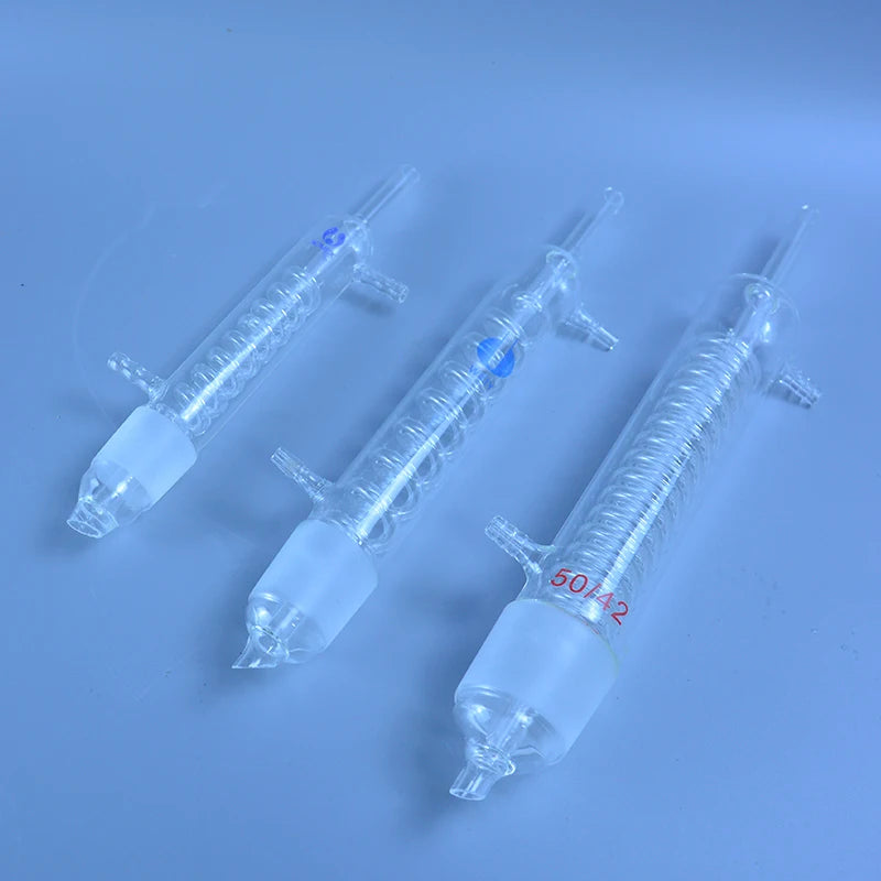 High-quality 150ml/250ml/500ml Lab Glass Soxhlet Extractor Condenser and Extractor Body with Coiled/Bulbed, Lab Glassware Kit