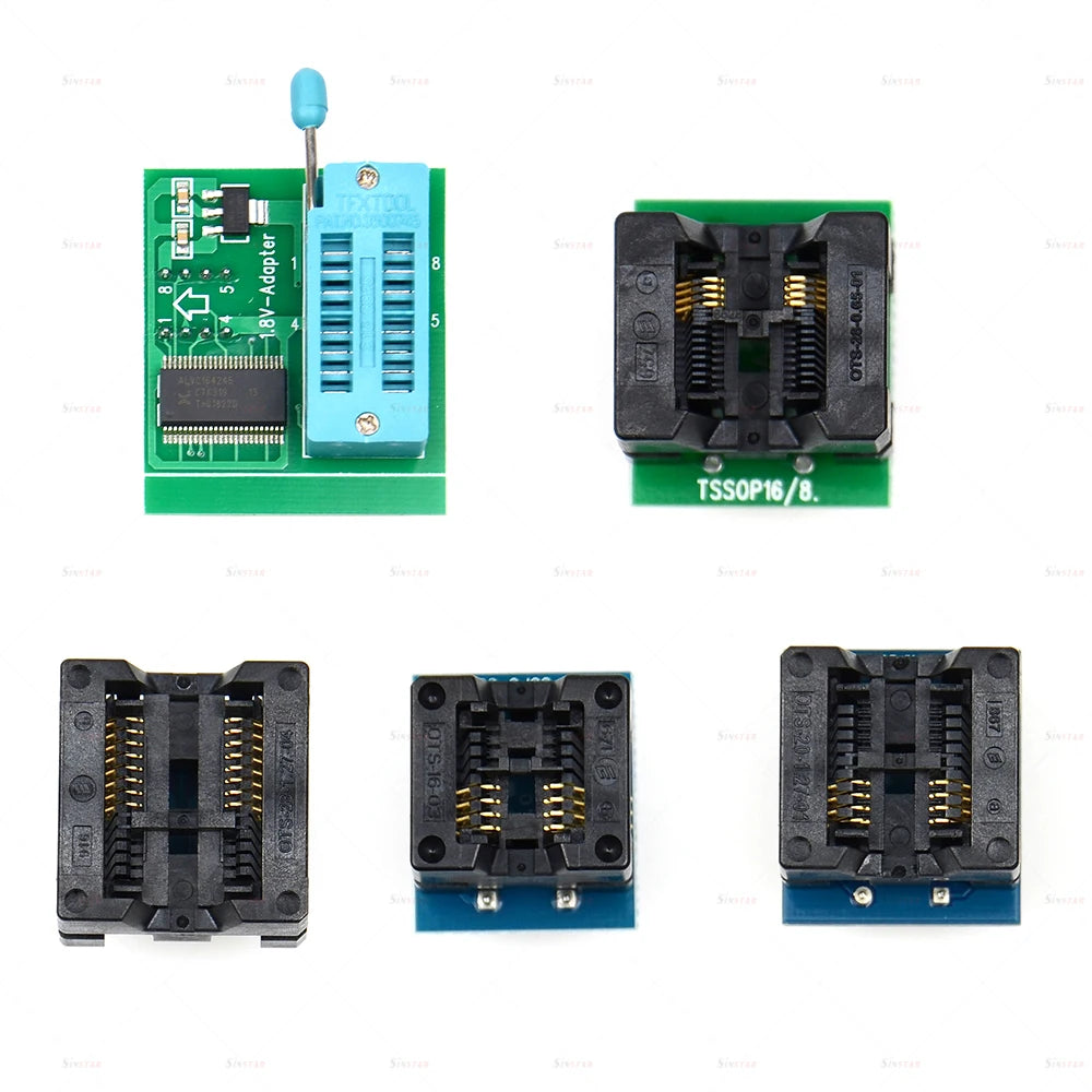 CH554T EZP2023 High-speed USB SPI Programmer Support24 25 26 93 95 EEPROM 25 Flash BIOS Chip+12socket Original