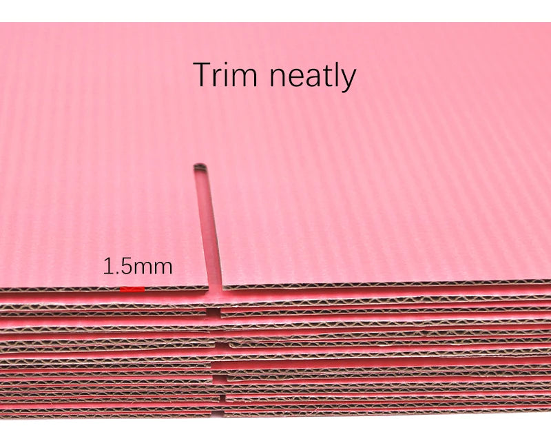 5pcs/10pcs/pink gift box three-layer corrugated packaging transportation storage carton