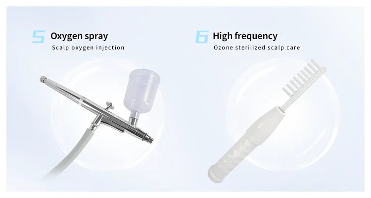Hair Growth Hair Loss Solution Electric Comb Scalp Analysis Machine Massaging Function High Frequency Vibration Technology