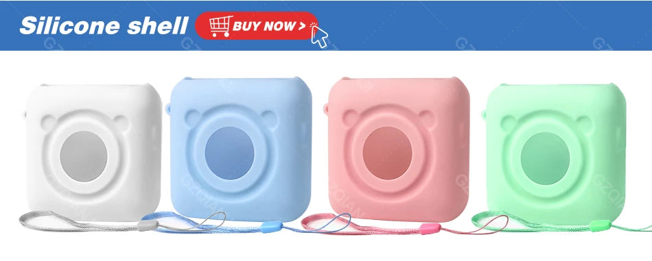 PeriPage A6 Mini Portable Thermal Printer Photo Pocket Label Sticker Printer Color Paper Roll 58mm Wireless Picture Print Maker