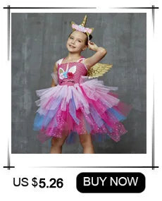 Yellow Chicken Tutu Dress Girls Kids Farm Animal Party Halloween Costume Feather Wings Children Cake Smash Photo Tulle Dress