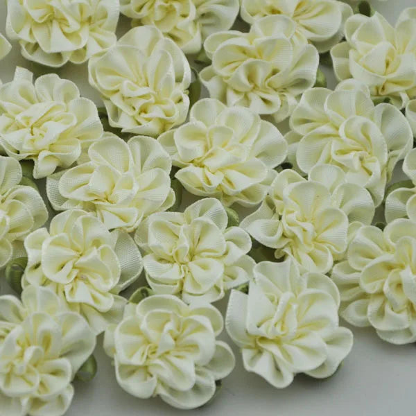 20 pcs  Ribbon Flower carnation Appliques sewing/craft/wedding lots B068 U Pick