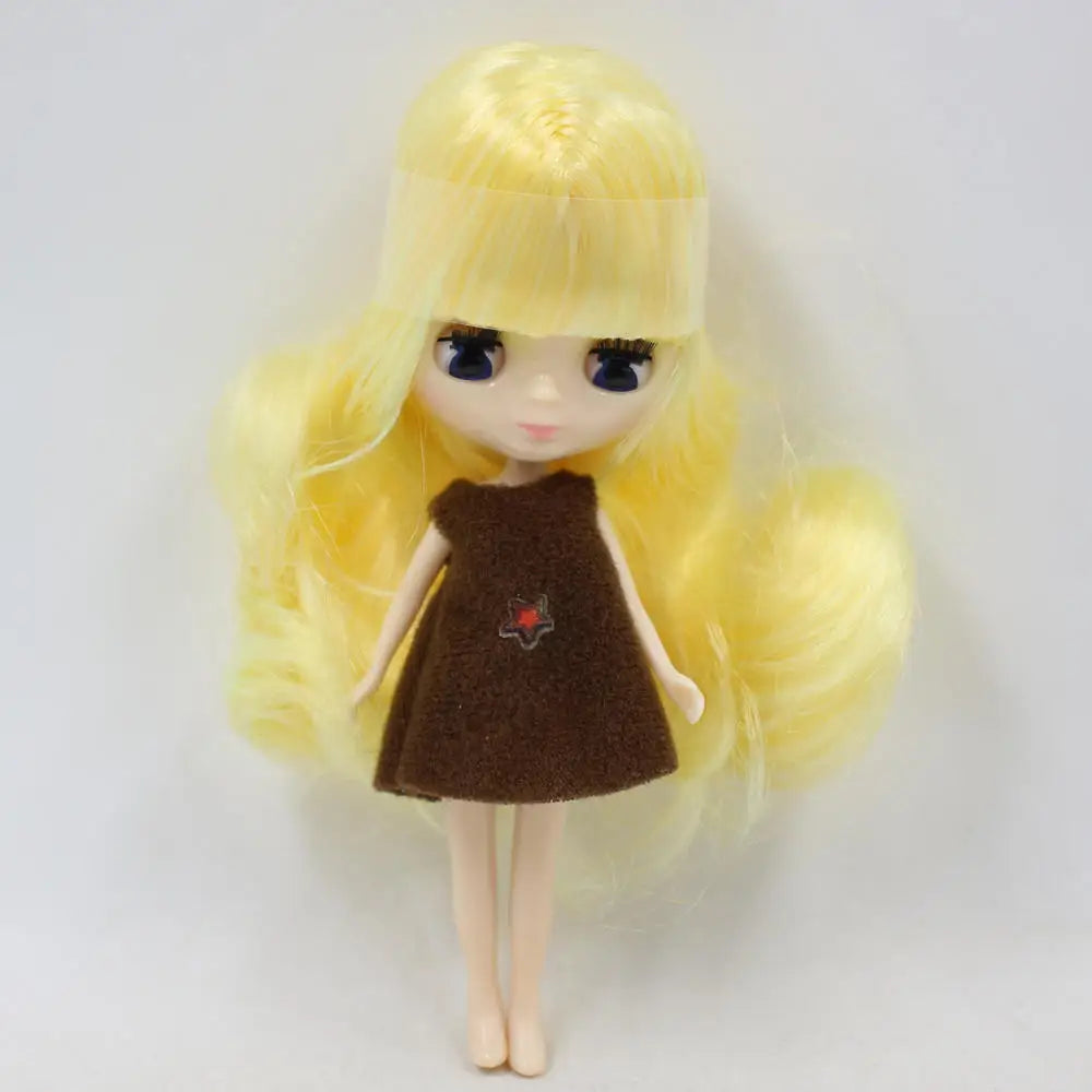 ICY Nude Mini Blyth Doll 9 kinds of style clothes random BJD