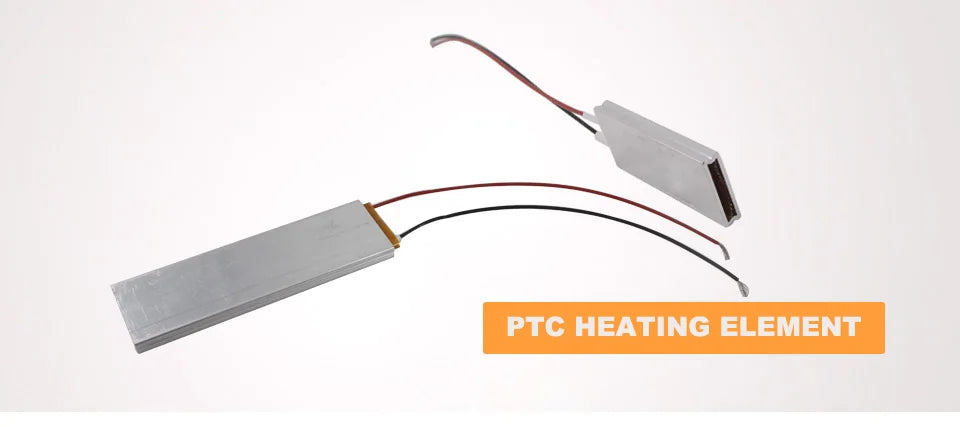 2PCS 12V Thermostat PTC Heating Element 70/50 Celsius Degree 20x15x5mm Constant Temperature PTC Electric Air Heater Plate