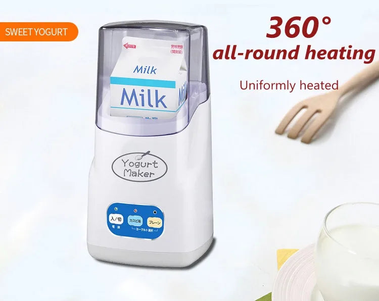Automatic Electric Yogurt Maker Temperature control with timer Multifunctional Leben Rice Wine Natto Caspian yogurt Machine 110V