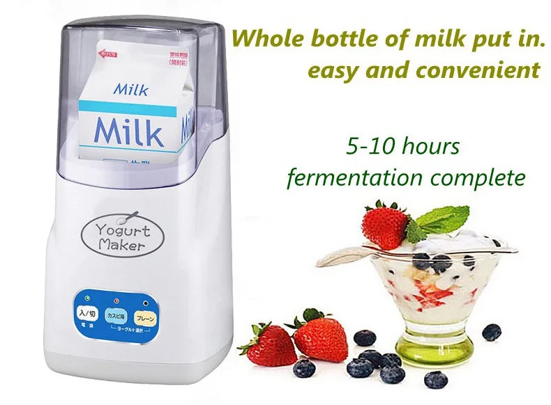 Automatic Electric Yogurt Maker Temperature control with timer Multifunctional Leben Rice Wine Natto Caspian yogurt Machine 110V