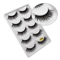5 Pairs Mink EyeLashes 3D False Lashes Winged Thick Makeup Eye Lash Dramatic Lashes Natural Volume Soft Fake Eye Lashes G800