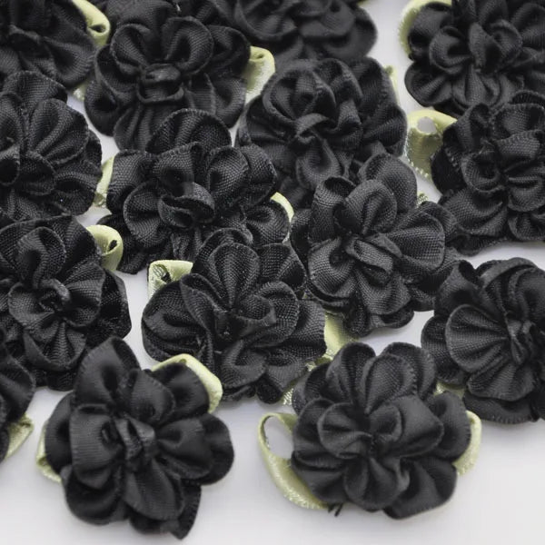20 pcs  Ribbon Flower carnation Appliques sewing/craft/wedding lots B068 U Pick