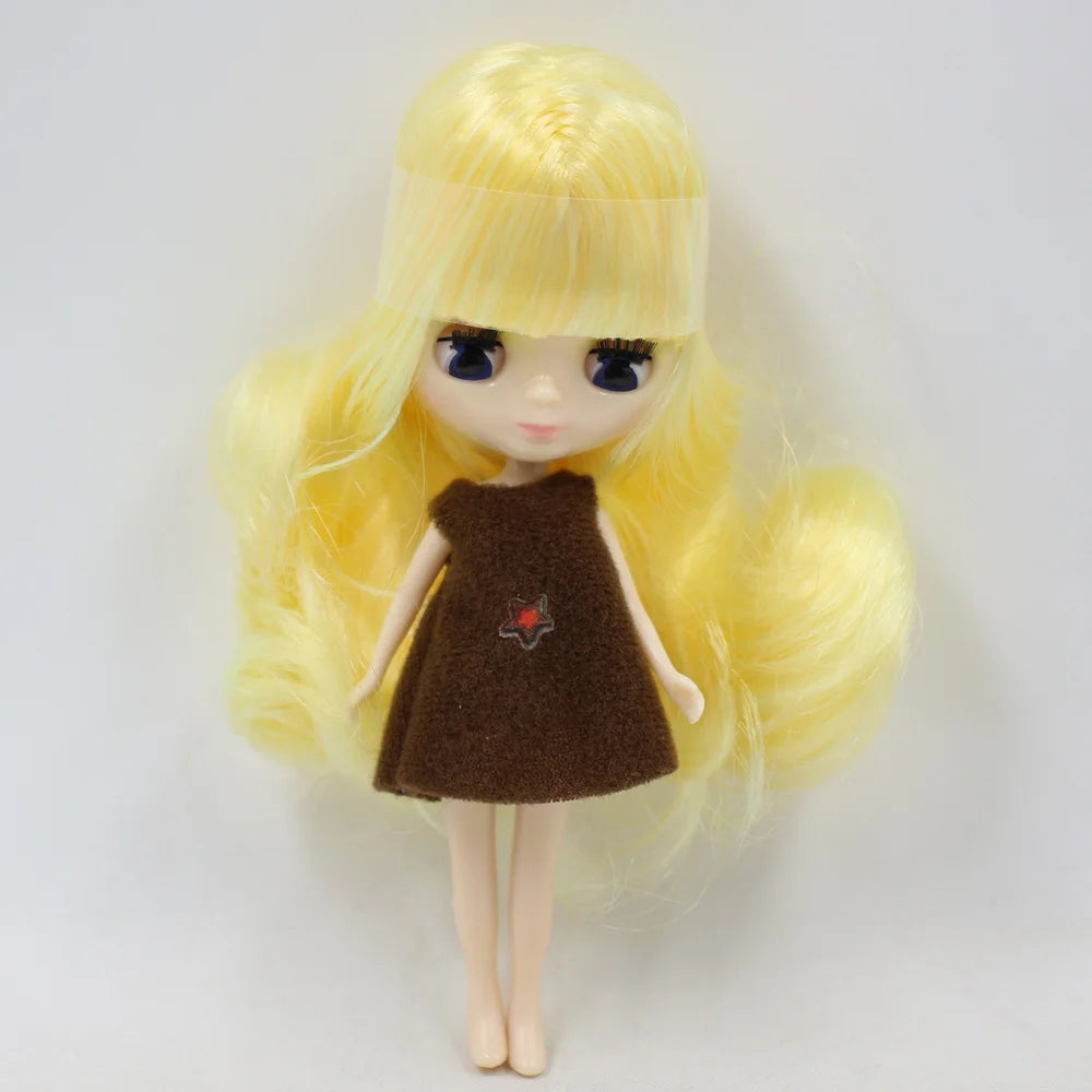 ICY Nude Mini Blyth Doll 9 kinds of style clothes random BJD