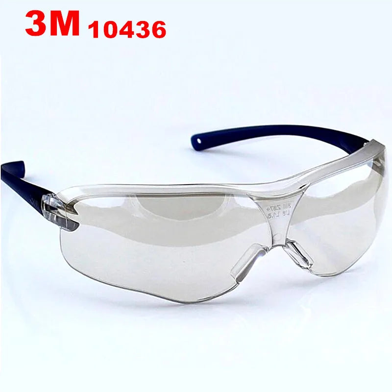 3M 10436 Safety Goggles Light Brown Lens Antiglare, Shock Proof, Dust Proof Protective Glasses