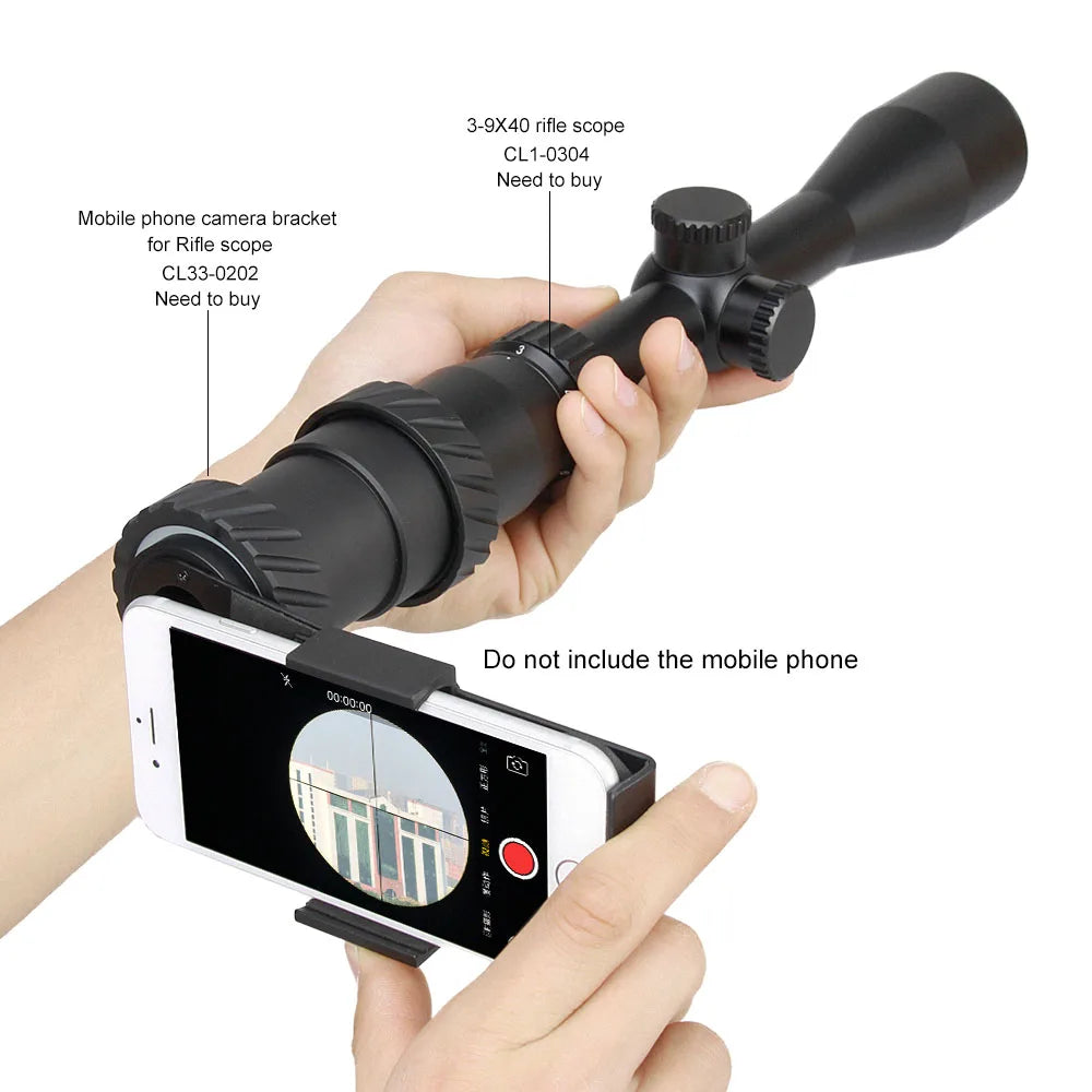 PPT Universal Cell Phone Adapter Mount Cellphone Rifle Scope Adapter Monocular Telescope Camera Mount For All Phone gz330202