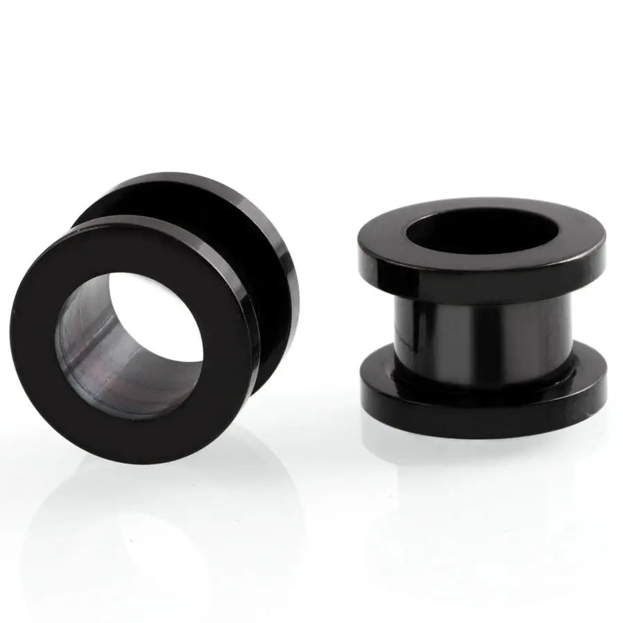 2pcs/lot Steel Ear Plugs and Tunnels Piercings Screwed Earring Expander Earlet Gauges Body Piercings Jewelry 2mm-20mm