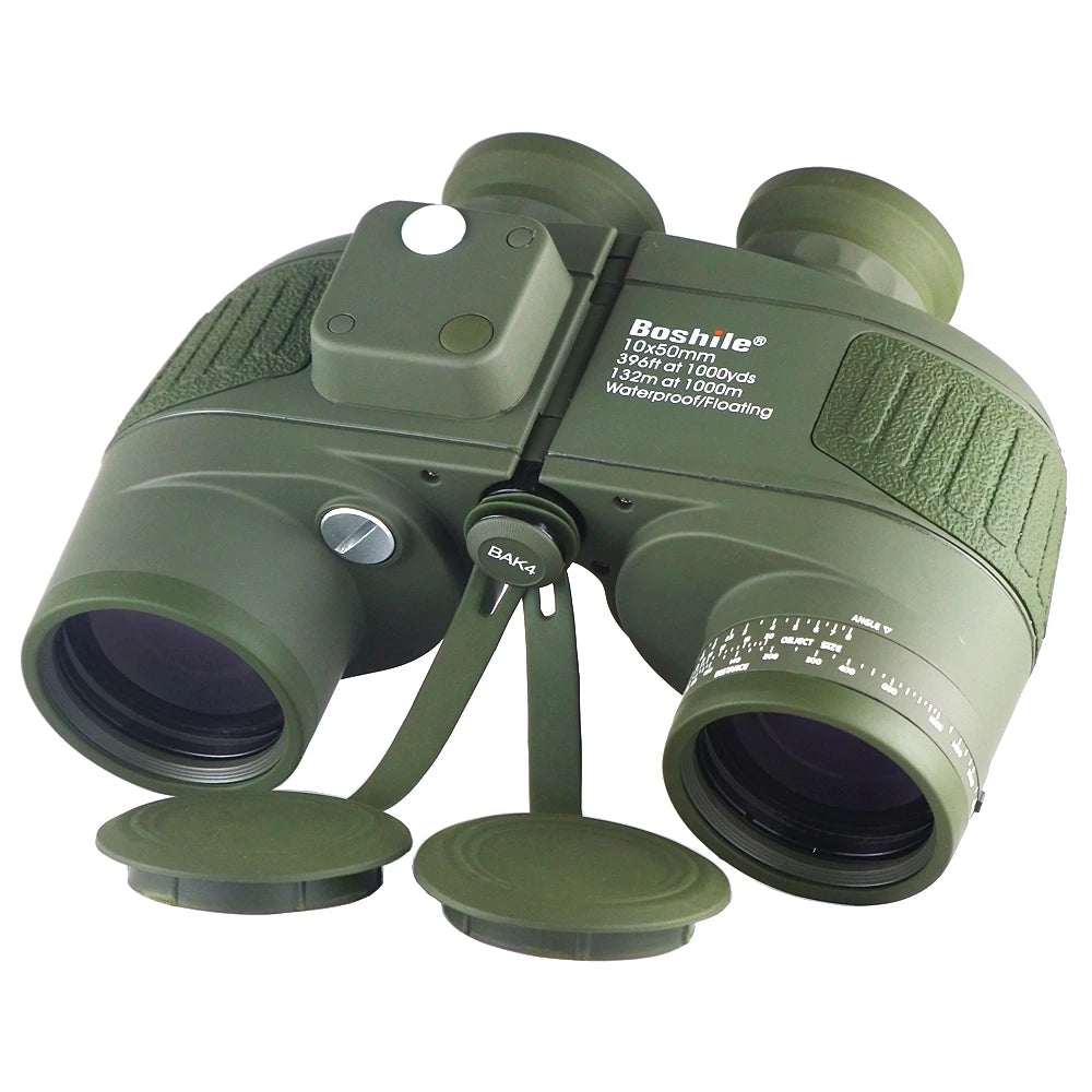 Boshile 10x50 Binoculars High Powerful Telescope Compass Outdoor Bird Watching Camping Tools And Safety Equipment Professional