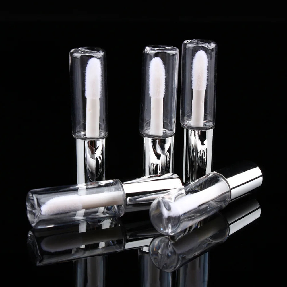 45/90 Pcs Lip Gloss Tubes 1.2ml Clear Empty Lip Balm Tube Container Organize Lipstick Refillable Bottles Lip Gloss Tubes