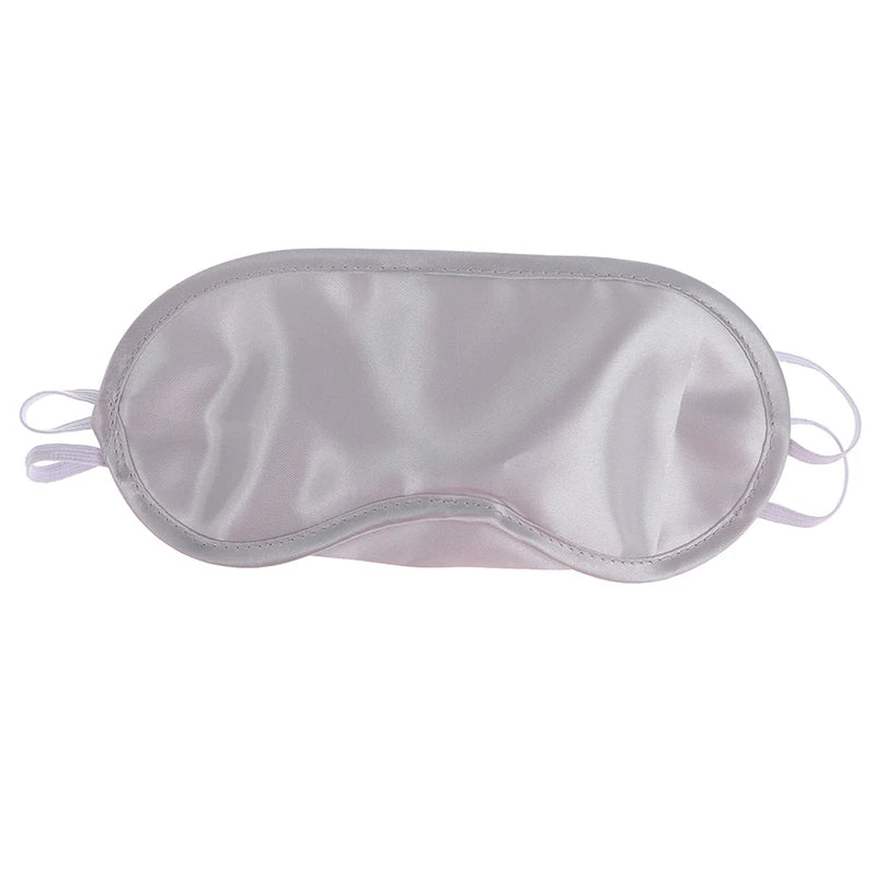 1PC Silk Sleep Eye Mask Padded Shade Eye Cover Patch Sleeping Mask Eyemask Blindfolds Travel Relax Rest Women Men