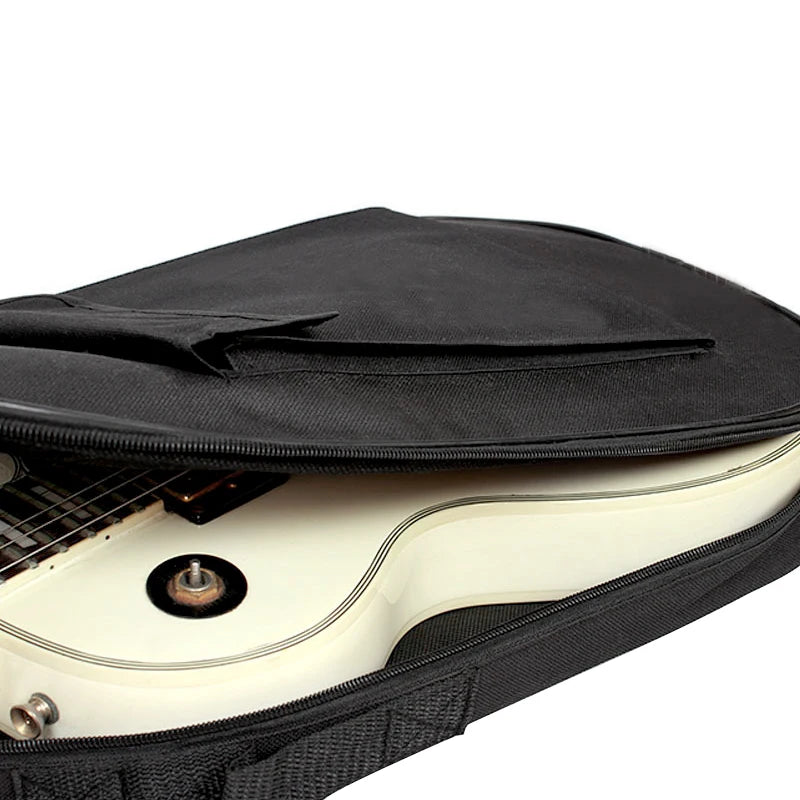 40/41 Inch Guitar Bass Bag Padded Electric Guitar Gig Bag Case 5mm Padding Double Adjustable Shoulder Strap Waterproof Backpack