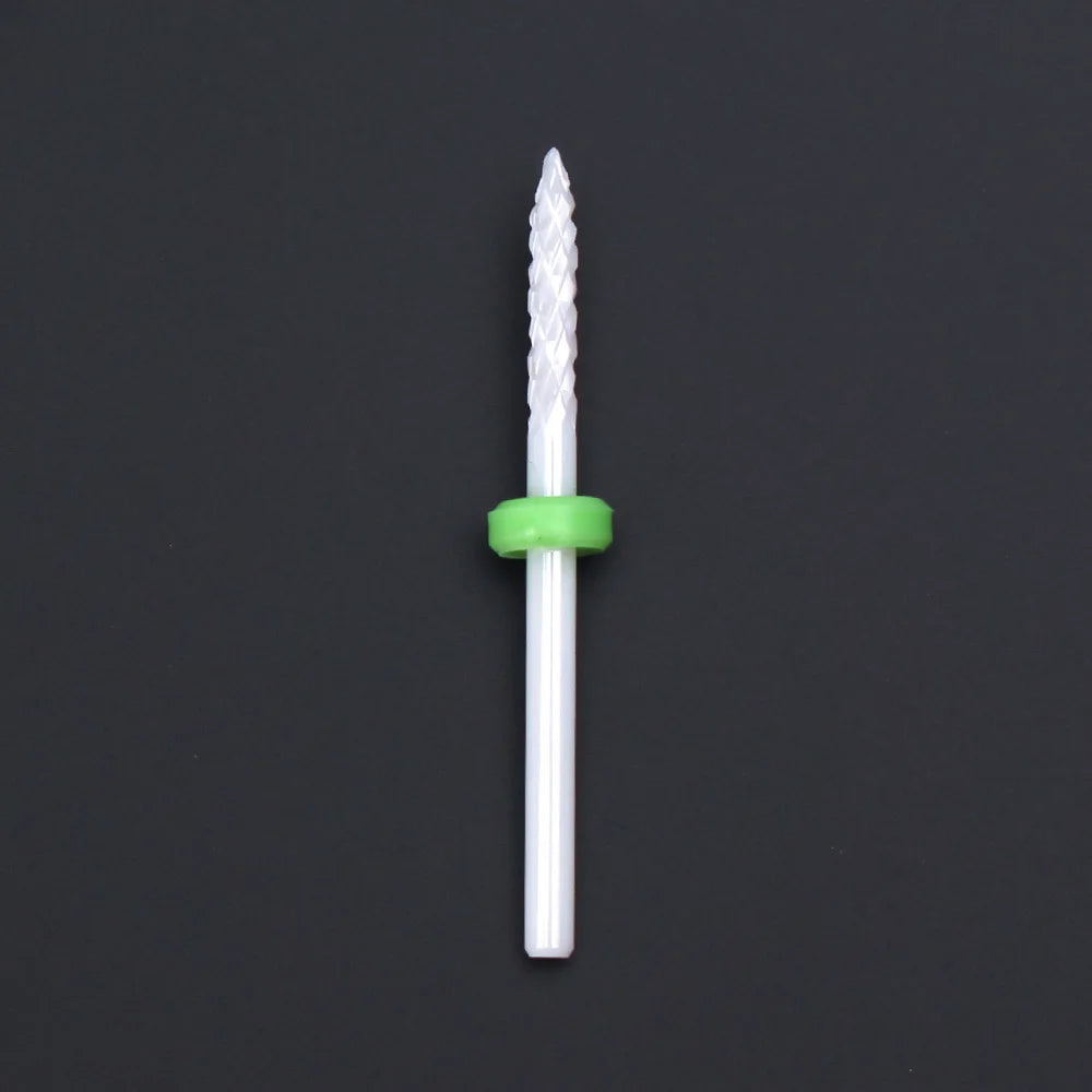 Ceramic Nail Drill Bit Electric Milling Cutter for Manicure Pedicure Nail Drill Machine Accessoires Nail Art Tool Polish Remove
