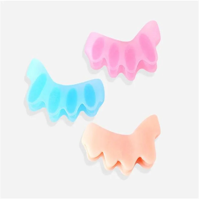 2pcs=1pair New Protective Toes Separator Suitable Bunion Corrector Material Soft Gel Straightener Spacers Stretchers Care Tool