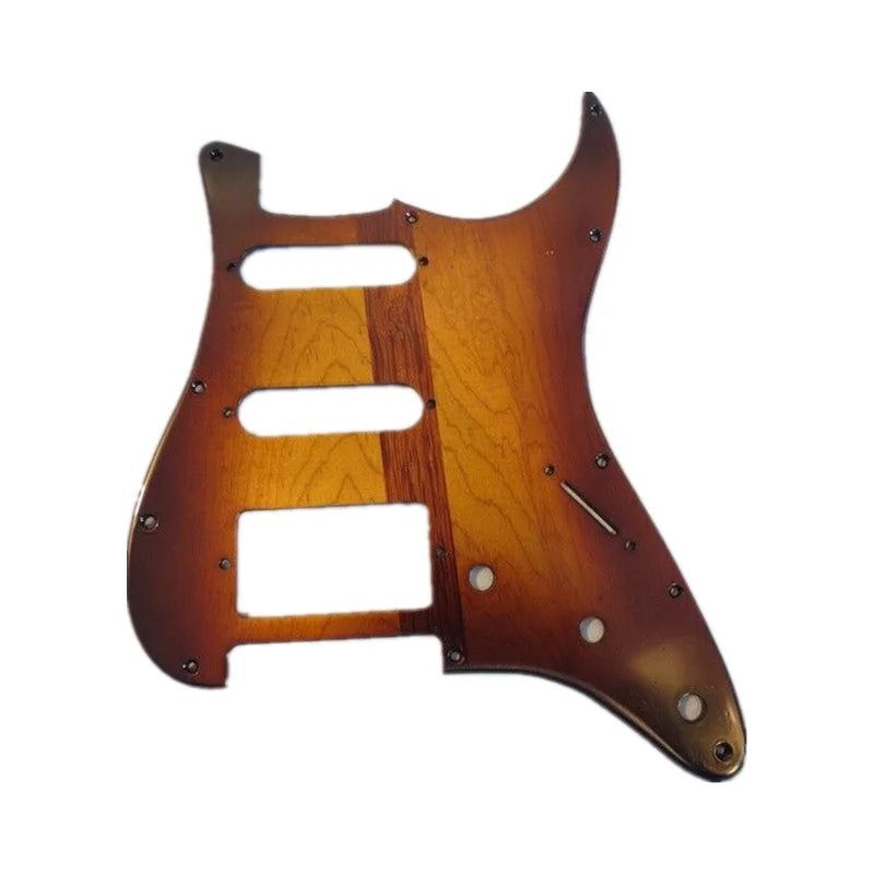 Electric SSH Guitar Pickguard Solid Wood, SSS Guitar Plate Scratch Pick Guard, Guitar Accessories