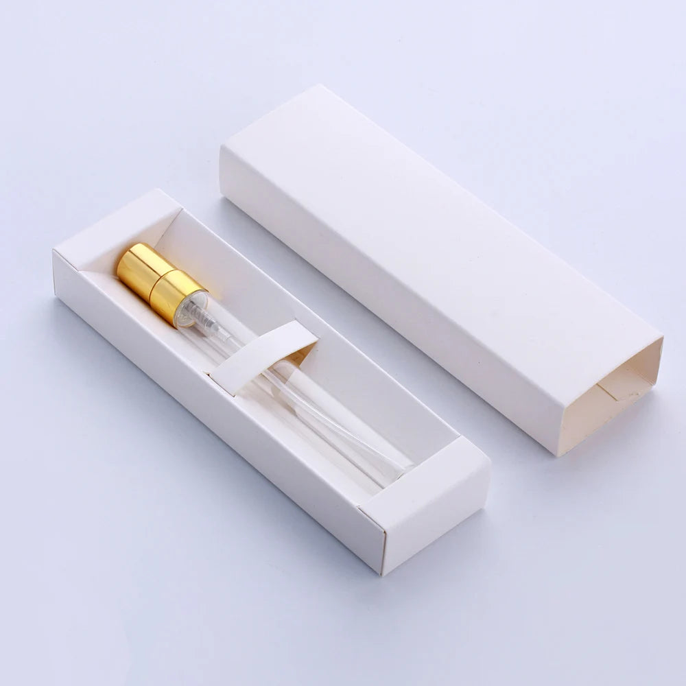 50 PCS/Lot 10ml The New Perfume Bottle Packaging Boxes In Bulk Wholesale Black/White Box
