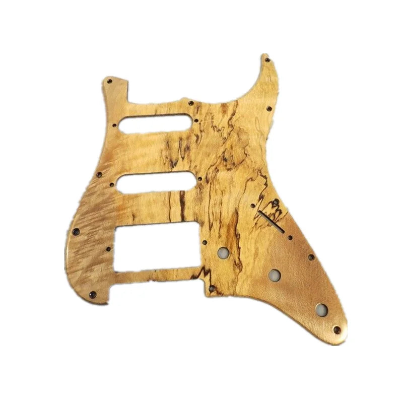 Electric SSH Guitar Pickguard Solid Wood, SSS Guitar Plate Scratch Pick Guard, Guitar Accessories