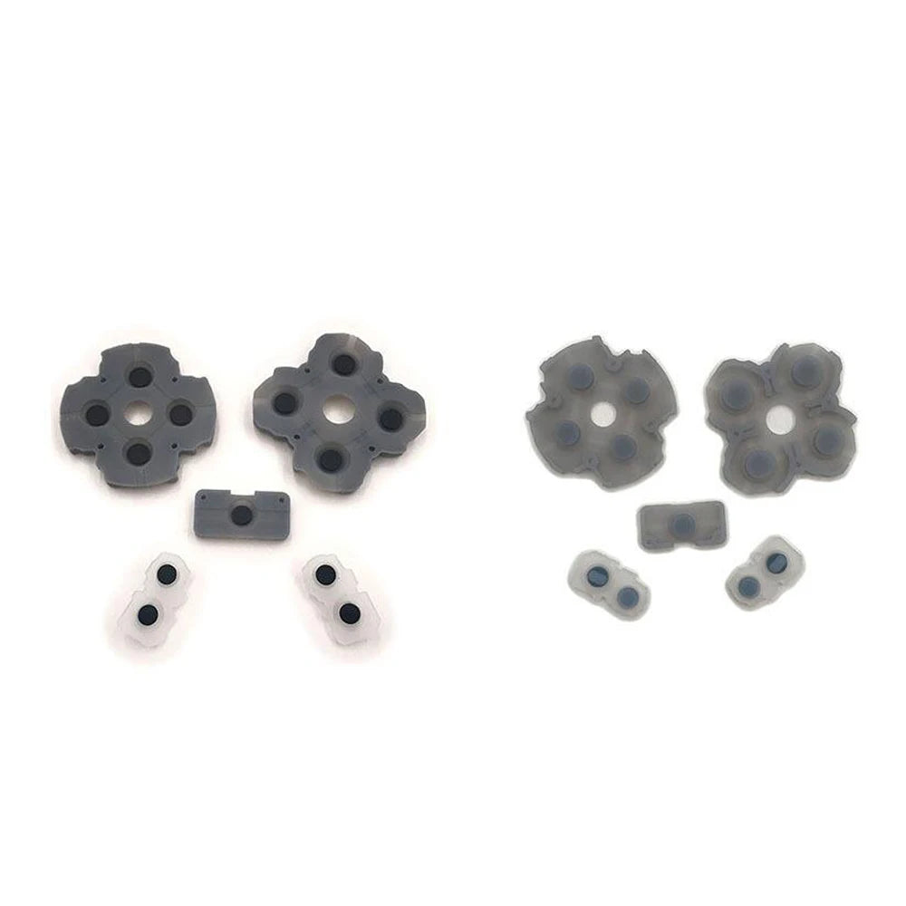 5pcs full set Soft Rubber Silicone for PS5 Game Controller Conductive Adhesive Button Pad Cross Key L1 R1 rubber pad