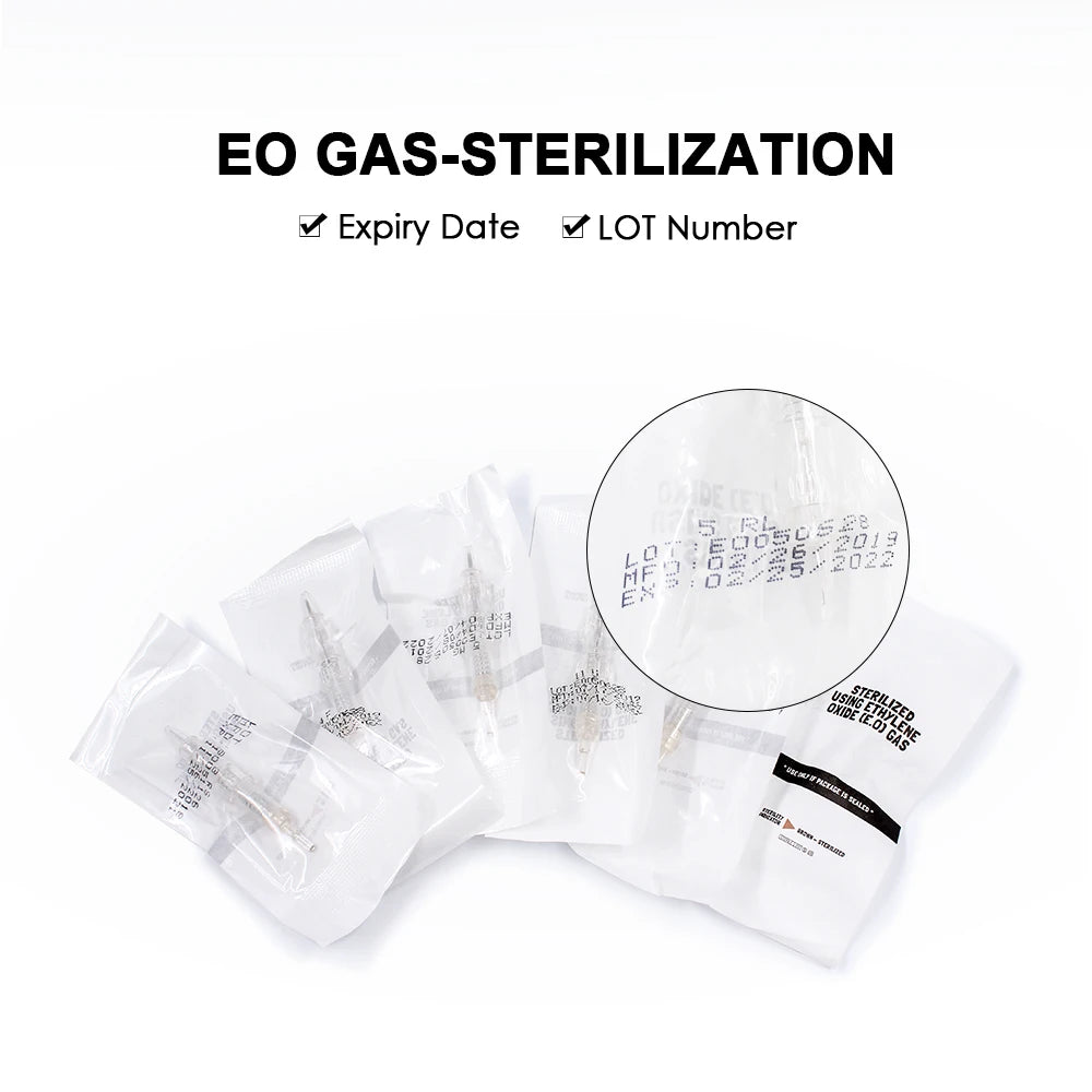 100pcs BMX Permanent Makeup Cartridges Biomaser Tattoo Needles For Eyebrow Lip Hair Stroke Makeup Pen Tattoo Machine Tools