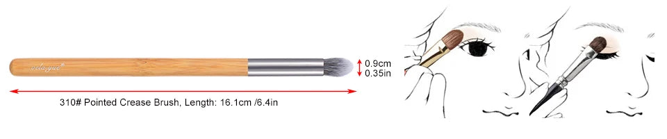 Professional Pointed Crease Brush Tapered Blending Brush Eyeshadow Cosmetics Beauty Tool Eyes Makeup  Applicator