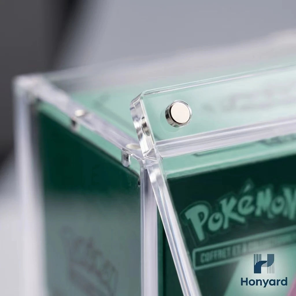 TCG Custom Modern Eco-Friendly Acrylic Case for Pokmon Card Storage Display Elite Trainer Box Center ETB