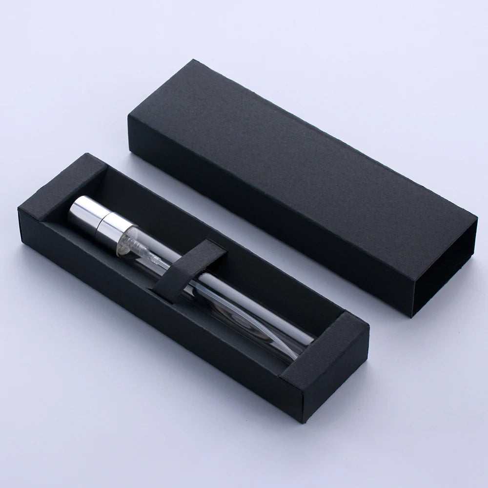 50 PCS/Lot 10ml The New Perfume Bottle Packaging Boxes In Bulk Wholesale Black/White Box