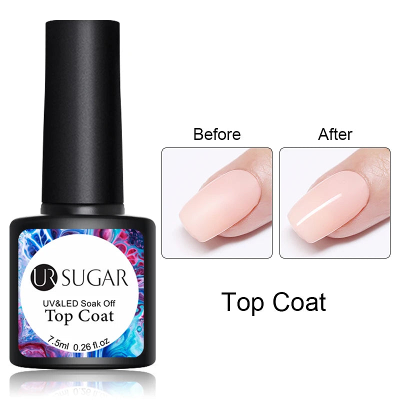 UR SUGAR 7.5ml Reflective Magnetic Gel Nail Polish Glitter Silver Pink Magnet Gel Soak Off UV LED Nail Manicure Varnish UV Gel