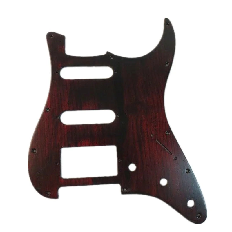 Electric SSH Guitar Pickguard Solid Wood, SSS Guitar Plate Scratch Pick Guard, Guitar Accessories