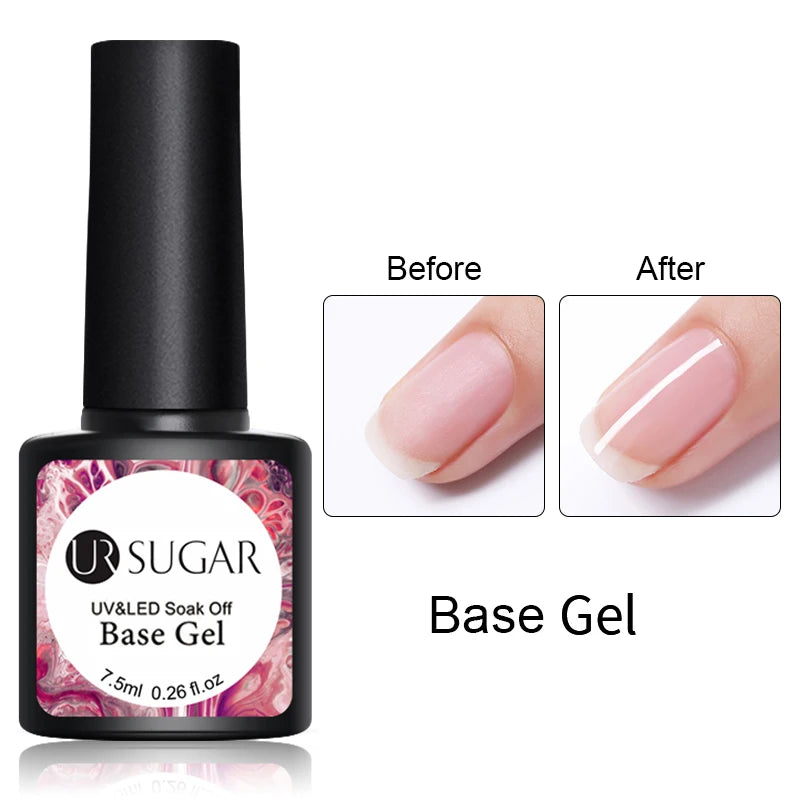 UR SUGAR 7.5ml Reflective Magnetic Gel Nail Polish Glitter Silver Pink Magnet Gel Soak Off UV LED Nail Manicure Varnish UV Gel