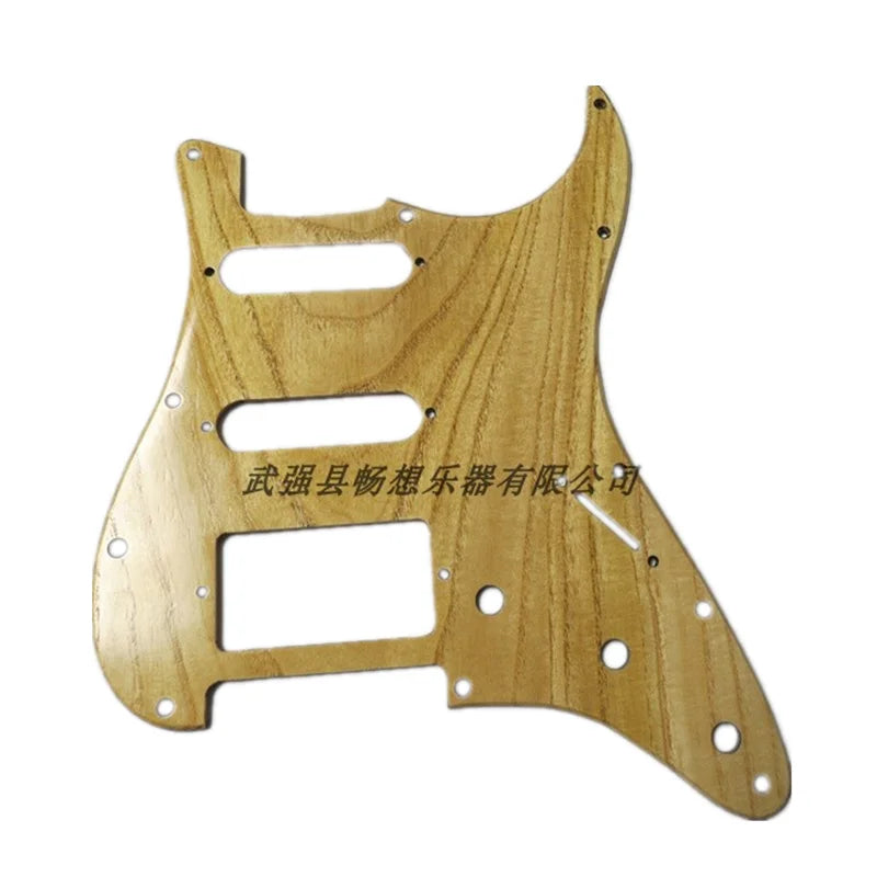 Electric SSH Guitar Pickguard Solid Wood, SSS Guitar Plate Scratch Pick Guard, Guitar Accessories