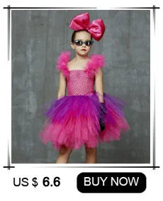 Yellow Chicken Tutu Dress Girls Kids Farm Animal Party Halloween Costume Feather Wings Children Cake Smash Photo Tulle Dress