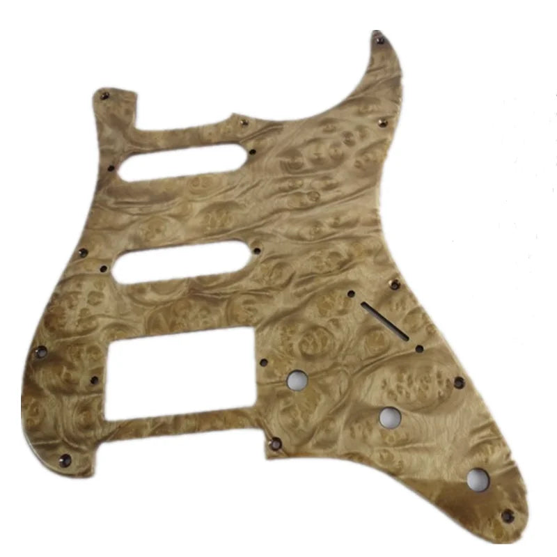 Electric SSH Guitar Pickguard Solid Wood, SSS Guitar Plate Scratch Pick Guard, Guitar Accessories