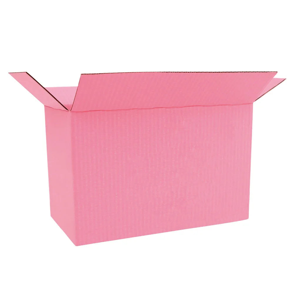 5pcs/10pcs/pink gift box three-layer corrugated packaging transportation storage carton