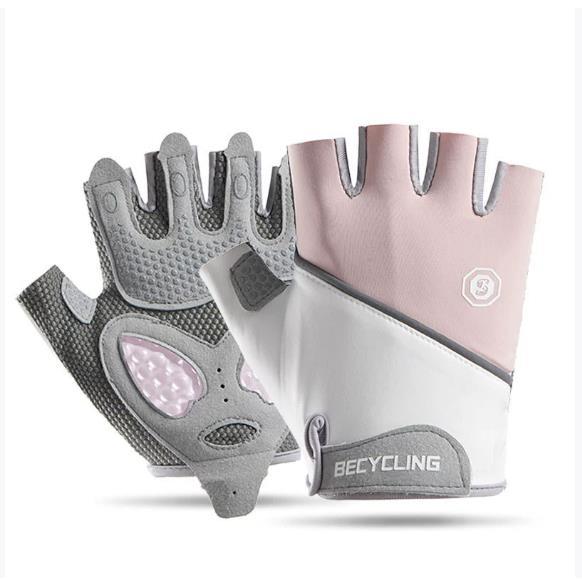 Women's Half-Finger Fitness Cycling Gloves Outdoor Fishing and Mountaineering Non-Slip Breathable Sun Protection Men's Thin Sports Gloves