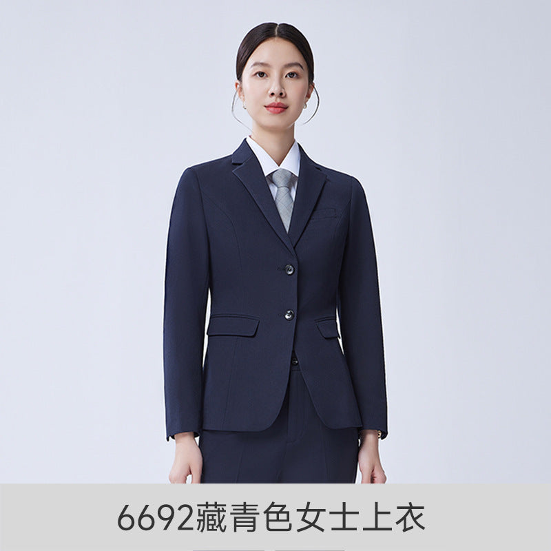 Elastic Suit suit Men's and Women's Professional Dress Real Estate 4s Shop Teachers Suit suit Property Work Clothes