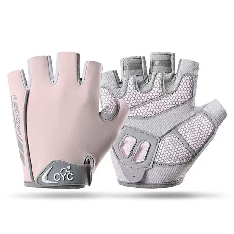 Sports Gloves for Women, Yoga, Fitness, Non-Slip, Shock-Absorbing, Half-Finger, Anti-Callus, Cycling Fitness Gloves, Women's Anti-Callus Gloves