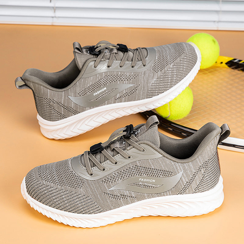 Soft-soled shoes for the elderly women's sports mother shoes 2024 one-step spring and summer middle-aged and elderly milk shoes walking shoes