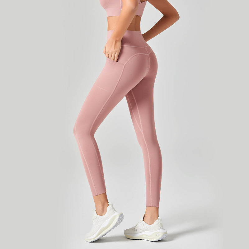 Fitness Yoga Pants Women's Sports Fitness Hip Lifting Leggings 2025 New Spring and Summer Hip Pilates Shark Pants