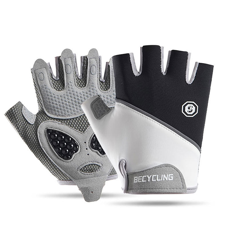 Women's Half-Finger Fitness Cycling Gloves Outdoor Fishing and Mountaineering Non-Slip Breathable Sun Protection Men's Thin Sports Gloves