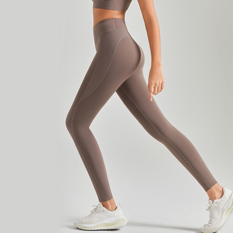 Fitness Yoga Pants Women's Sports Fitness Hip Lifting Leggings 2025 New Spring and Summer Hip Pilates Shark Pants