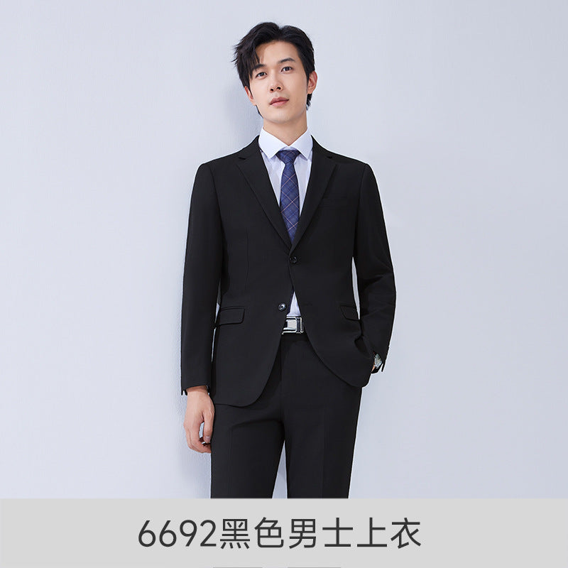 Autumn and Winter New Elastic Suit Suits for Men and Women, Business Formal Wear, Professional Wear, Work Clothes, Work Clothes Wholesale