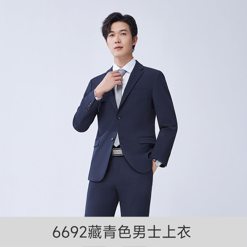 Elastic Suit suit Men's and Women's Professional Dress Real Estate 4s Shop Teachers Suit suit Property Work Clothes